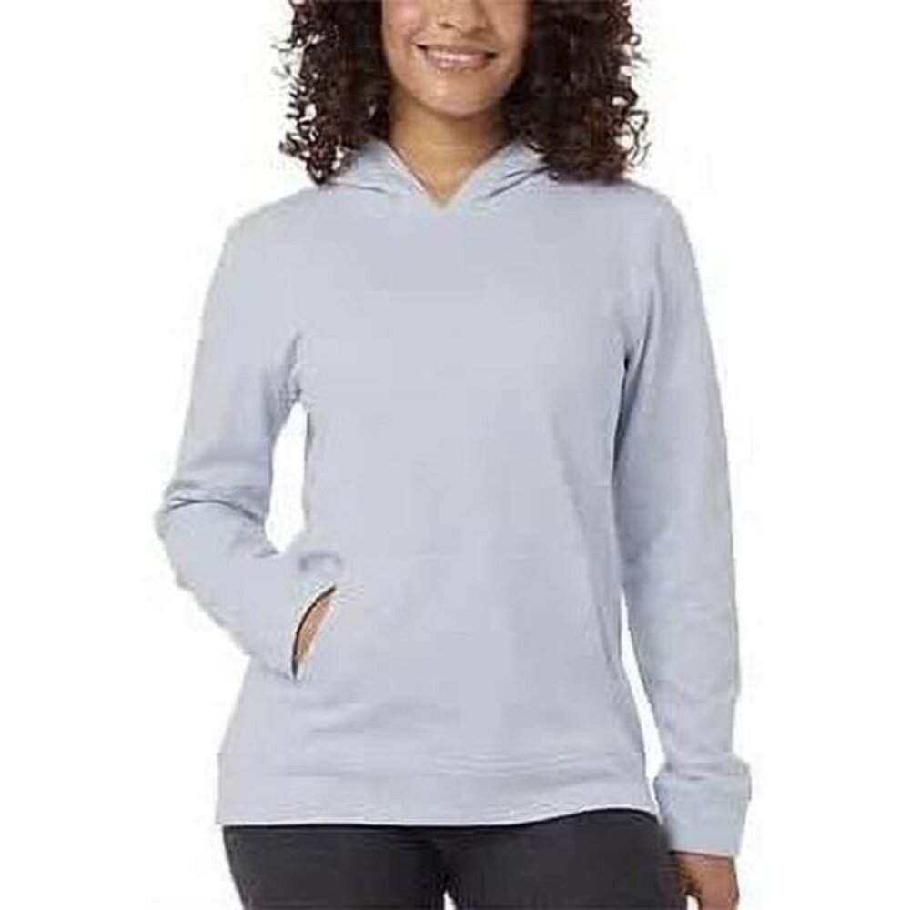 32 Degrees Ladies Hooded Pullover (Powder Blue, X-Small)